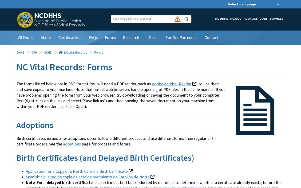 Kannapolis resident lookup route through North Carolina Vital Records forms